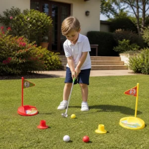 Kids Golf Set with Adjustable Clubs – Perfect for Backyard Play