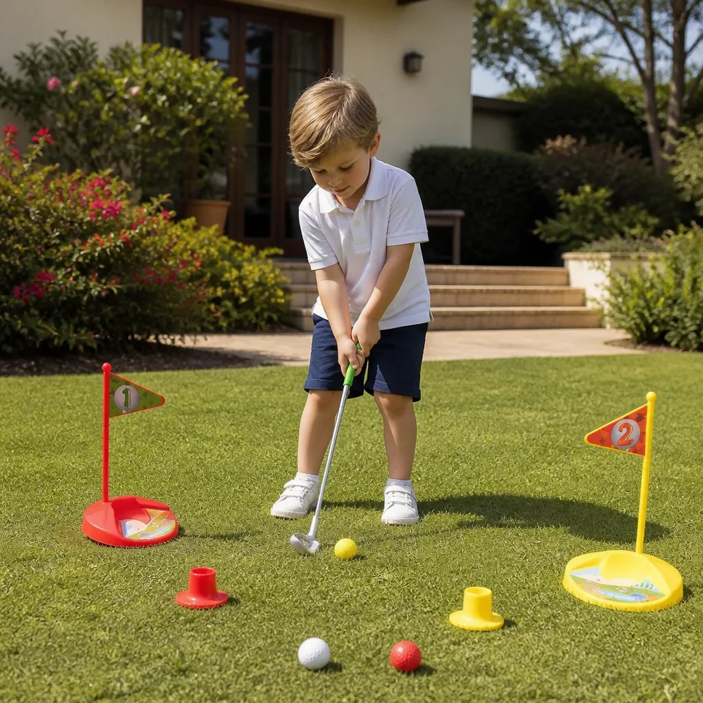 Kids Golf Set with Adjustable Clubs – Perfect for Backyard Play