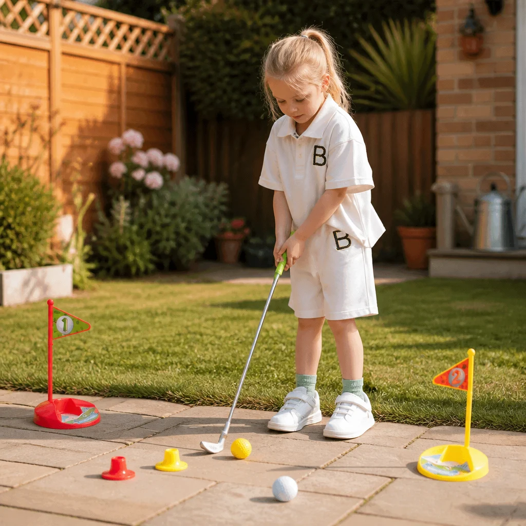 Kids Golf Set with Adjustable Clubs – Perfect for Backyard Play