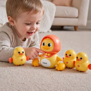 Musical Duck Family Crawling & Learning Toy for Babies