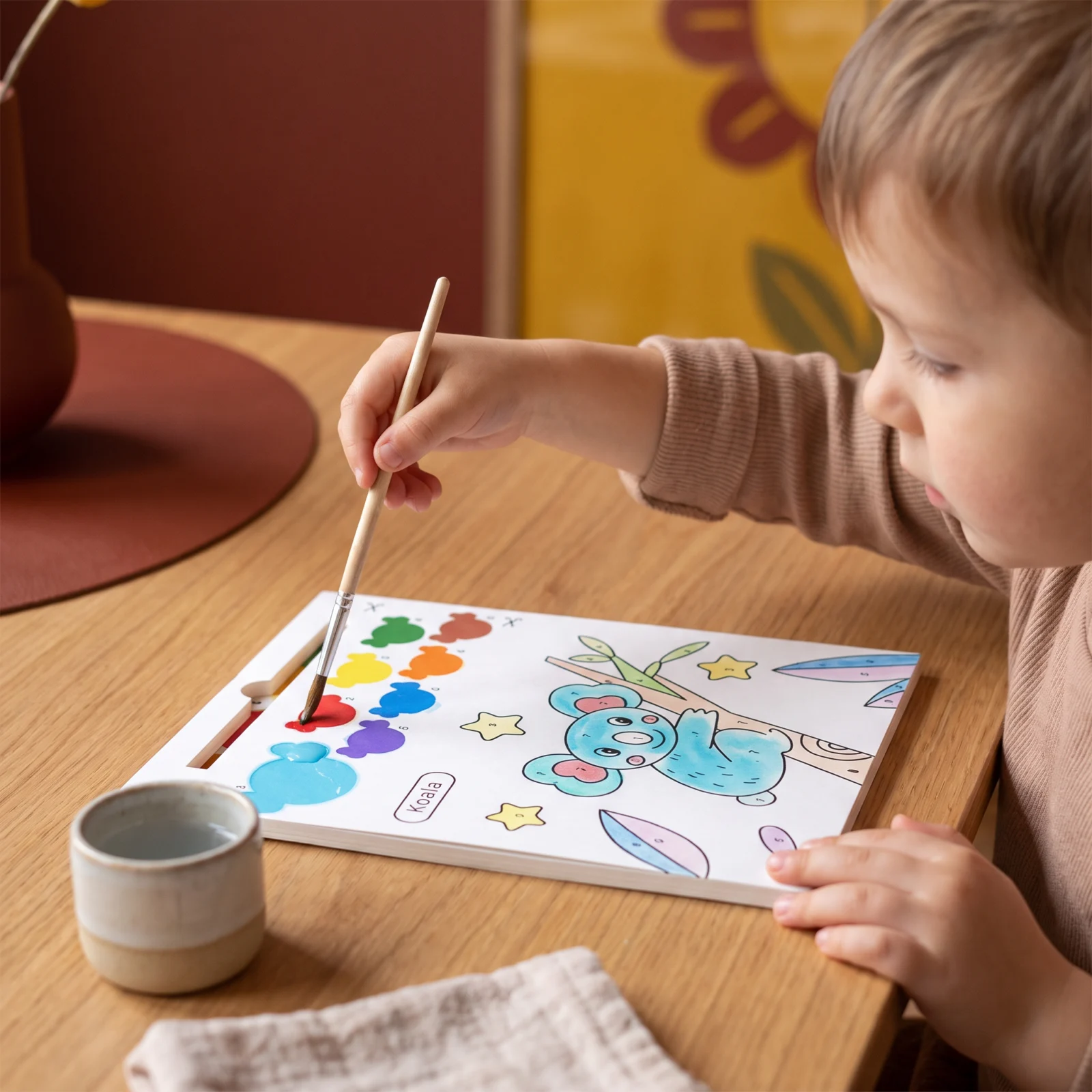 Watercolor Painting Book with Brush โ Mess-Free Paint with Water Fun