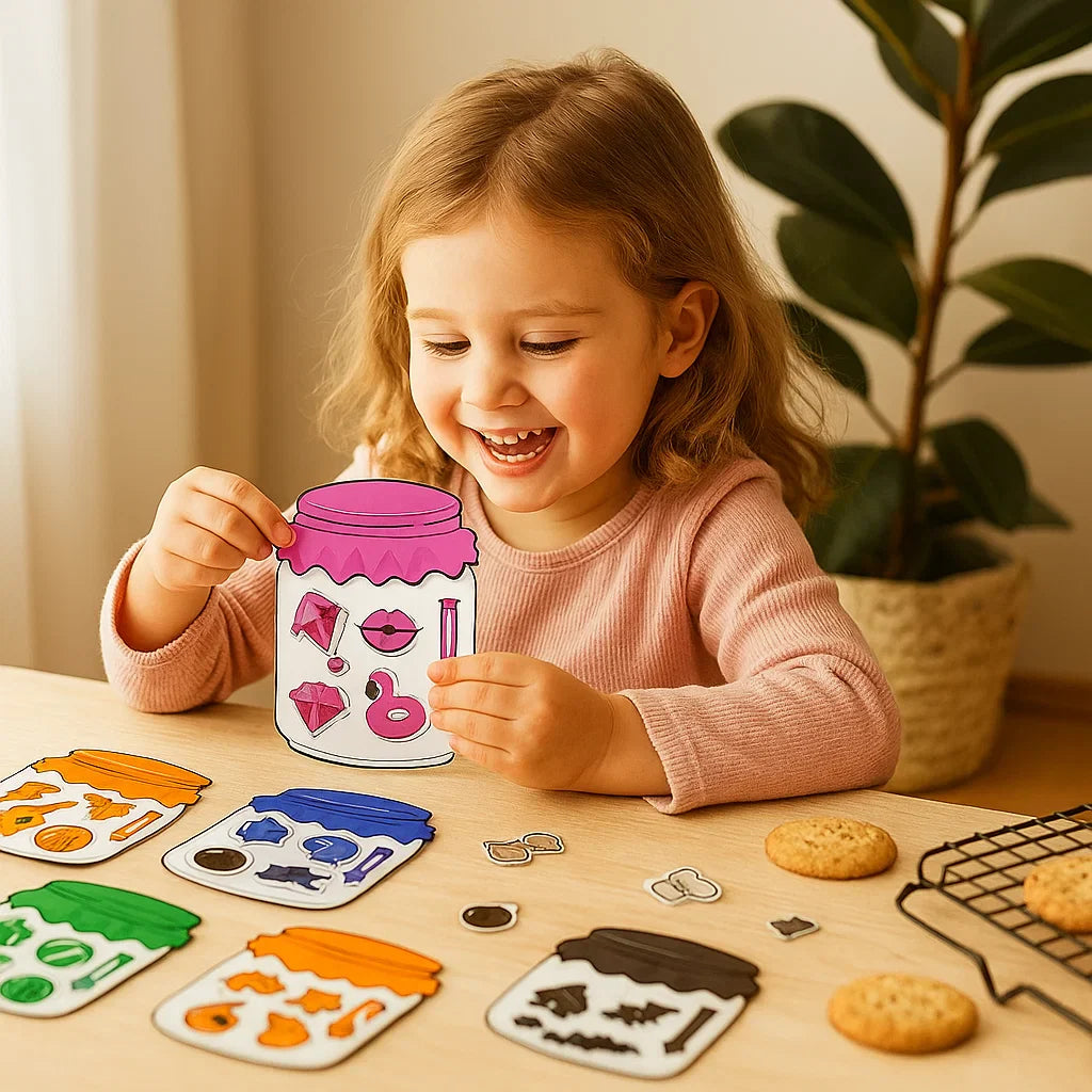 Magnetic Sorting Toy for Kids โ Fun Color Matching Game for Learning Objects, Shapes, and Daily Vocabulary
