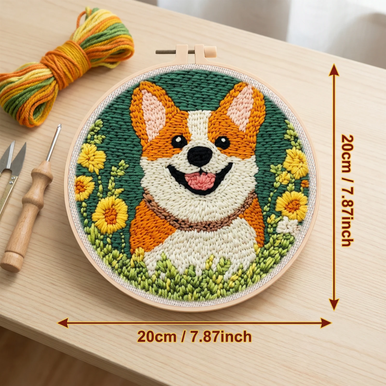 Punch Needle Embroidery Starter Kit β Beginner DIY Set with Beautiful Patterns