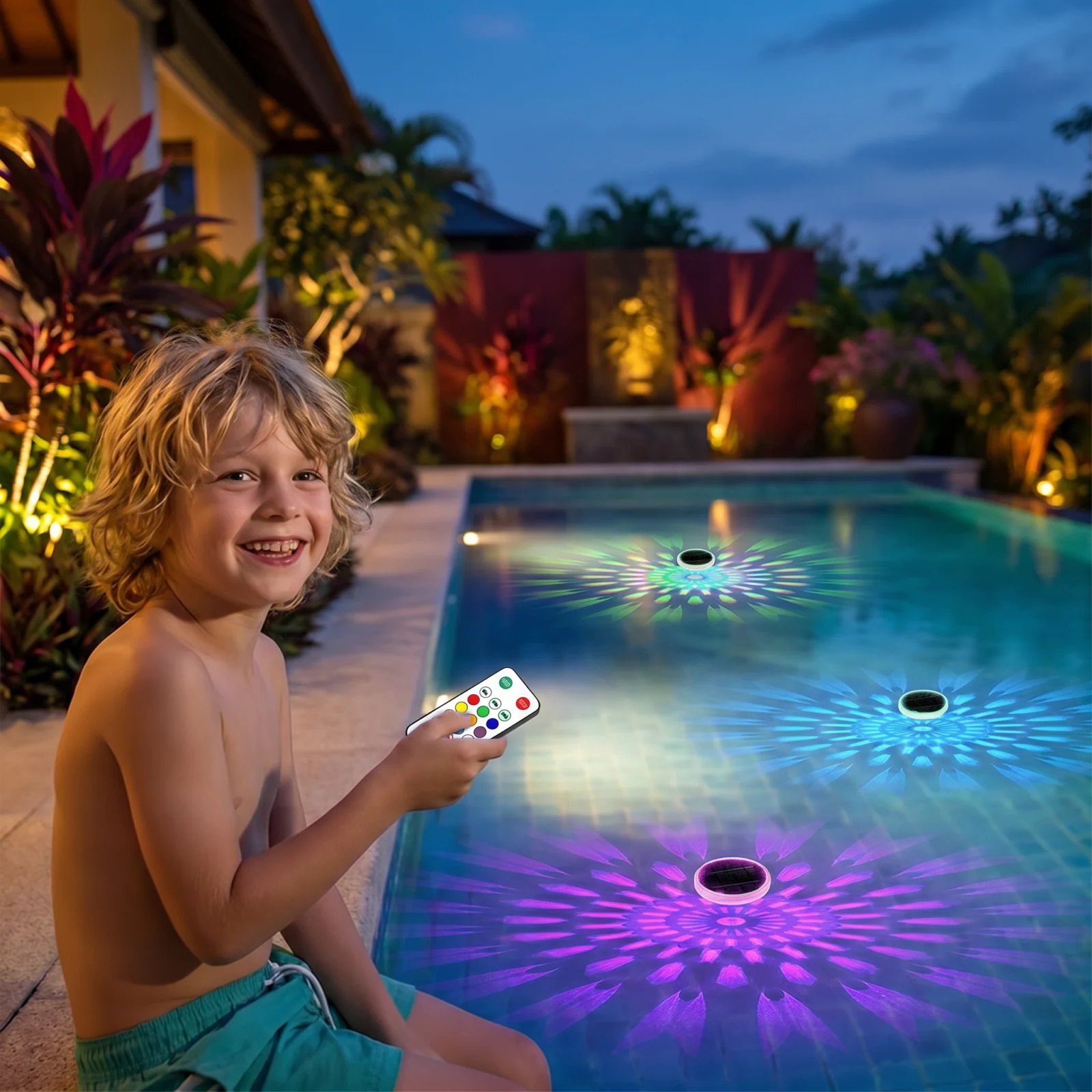 Floating Solar LED Light with Remote Control