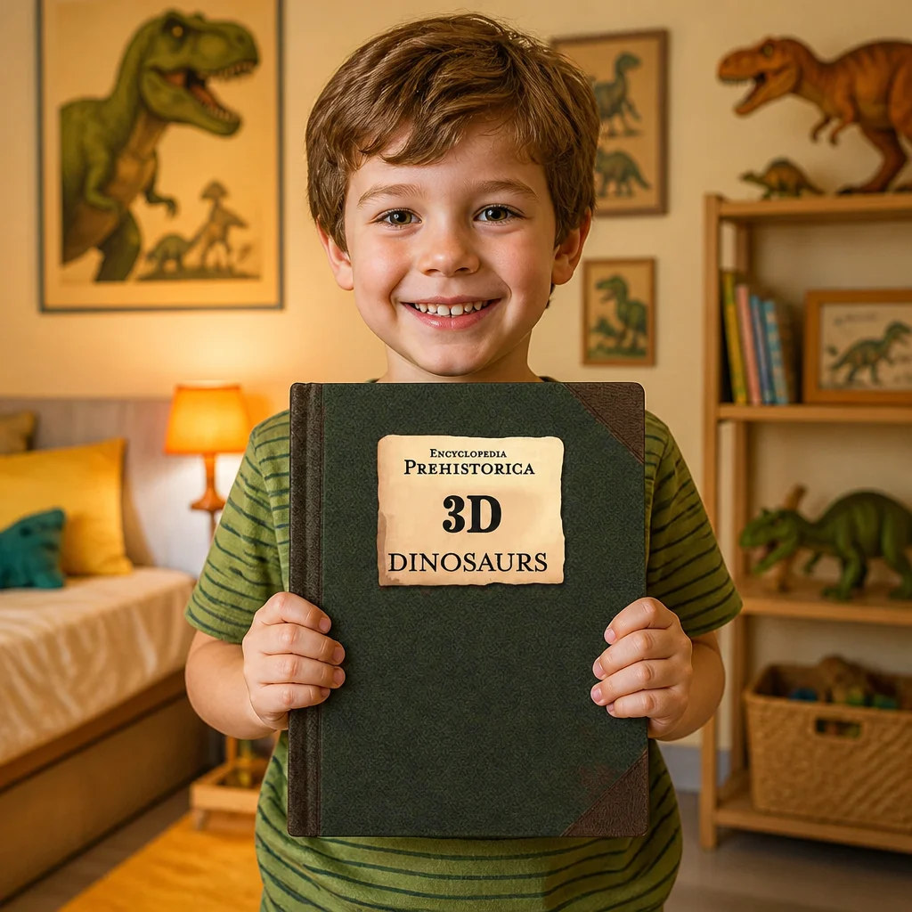 Interactive 3D Pop-Up Dinosaur Encyclopedia