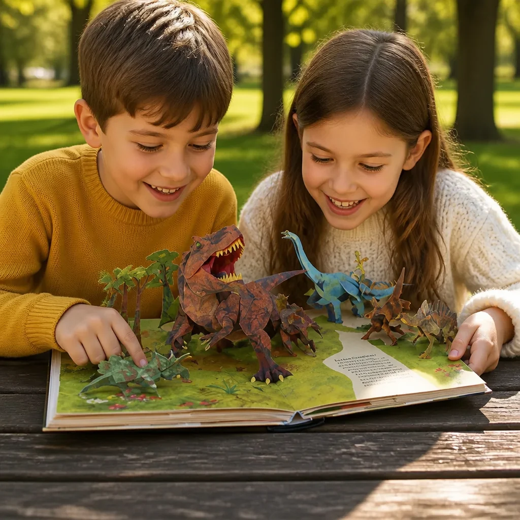 Interactive 3D Pop-Up Dinosaur Encyclopedia