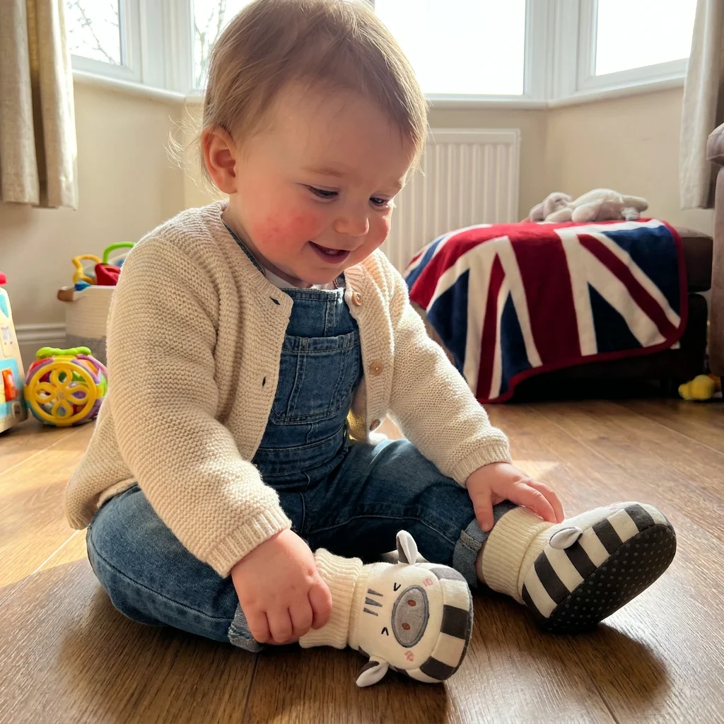 Cosy Baby Sock Shoes – Warm, Non-Slip & Comfortable