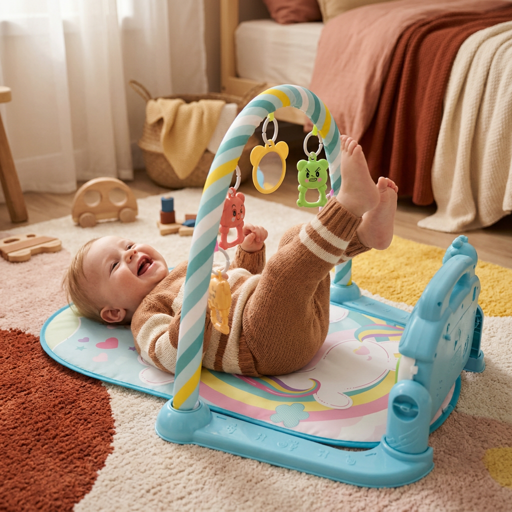 Musical Baby Pedal Piano for Limbs Coordination and Visual & Auditory Training - Image 8