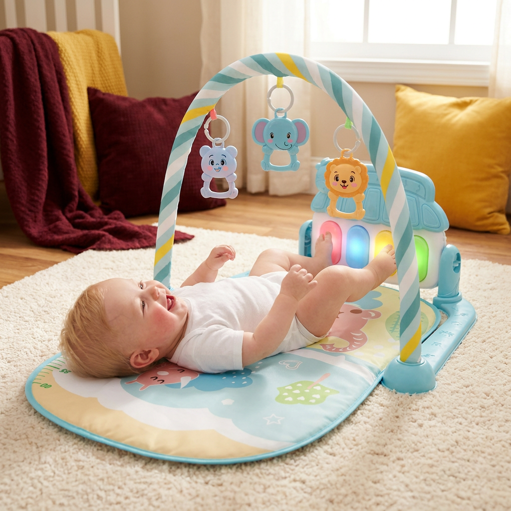 Musical Baby Pedal Piano for Limbs Coordination and Visual & Auditory Training - Image 9