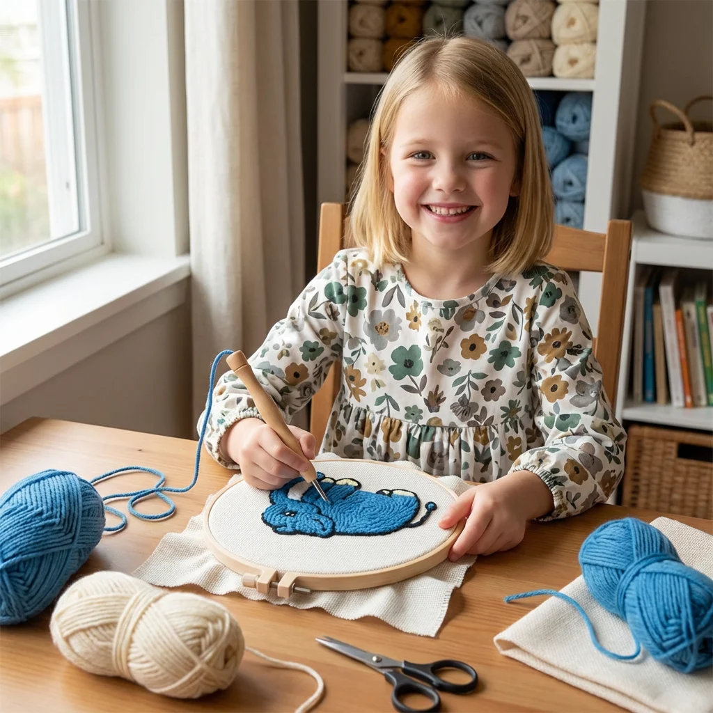 Punch Needle Embroidery Starter Kit β Beginner DIY Set with Beautiful Patterns