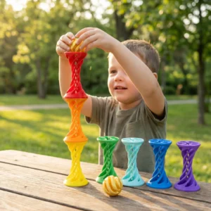 3D Printed Spiral Fidget Toy – Satisfying Rotating Desk Toy for Stress Relief & Focus
