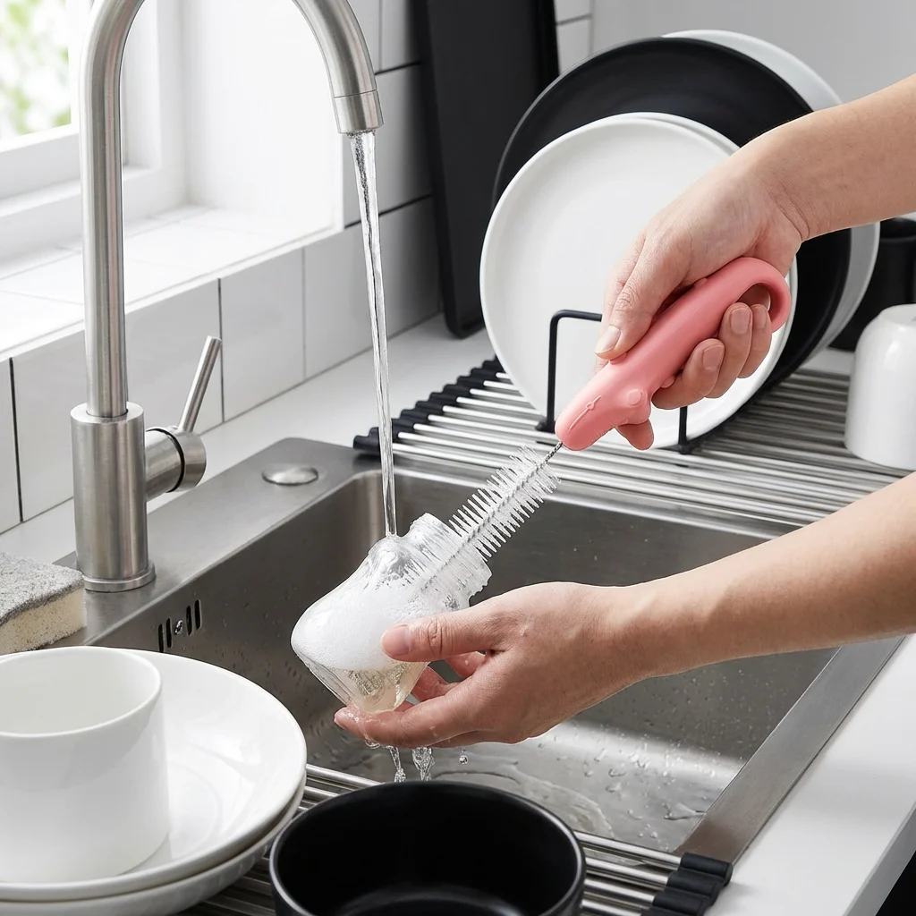 Flexible Straw Cleaning Brush โ Long Tube Cleaner for Bottles, Pacifiers & Drinking Cups