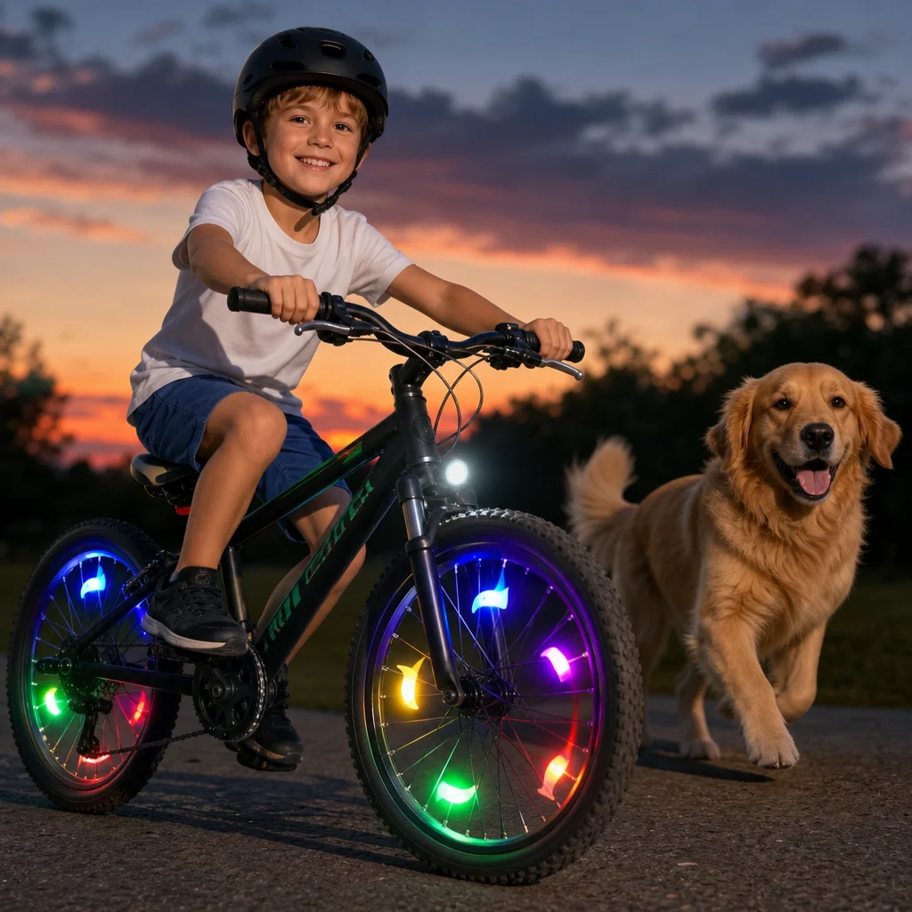Colorful LED Bicycle Wheel Spoke Lights