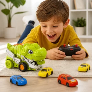 Remote Control Dino Car Chomper Truck