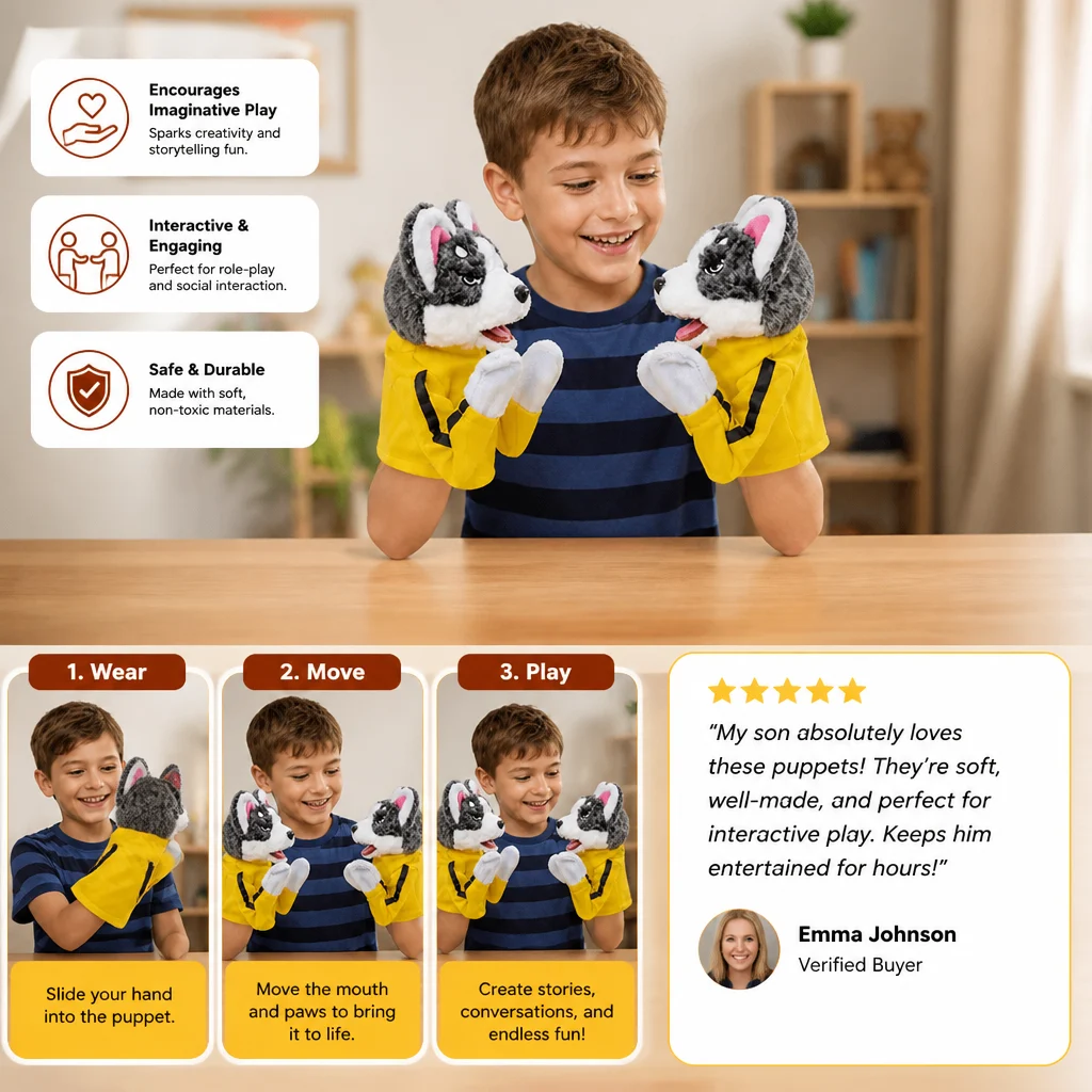 Boxing Husky Funny Kids Toy