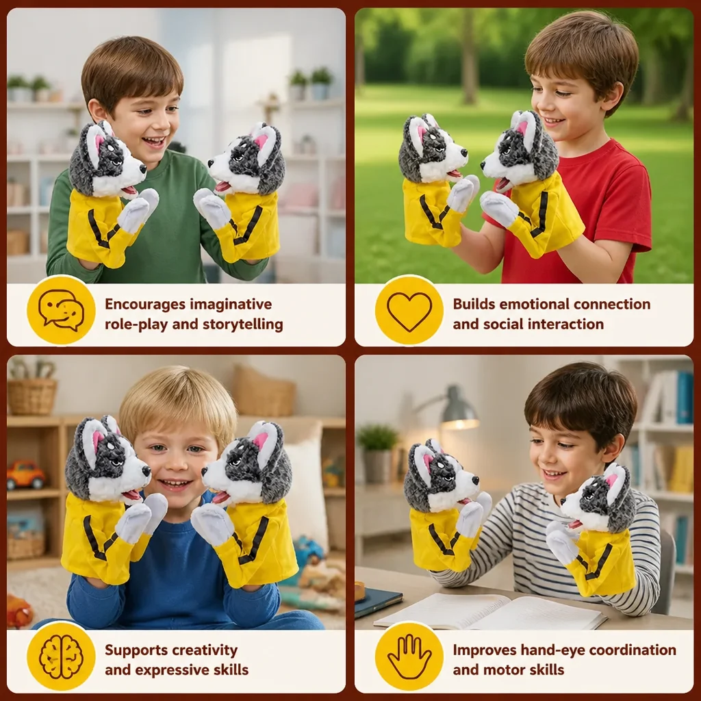 Boxing Husky Funny Kids Toy
