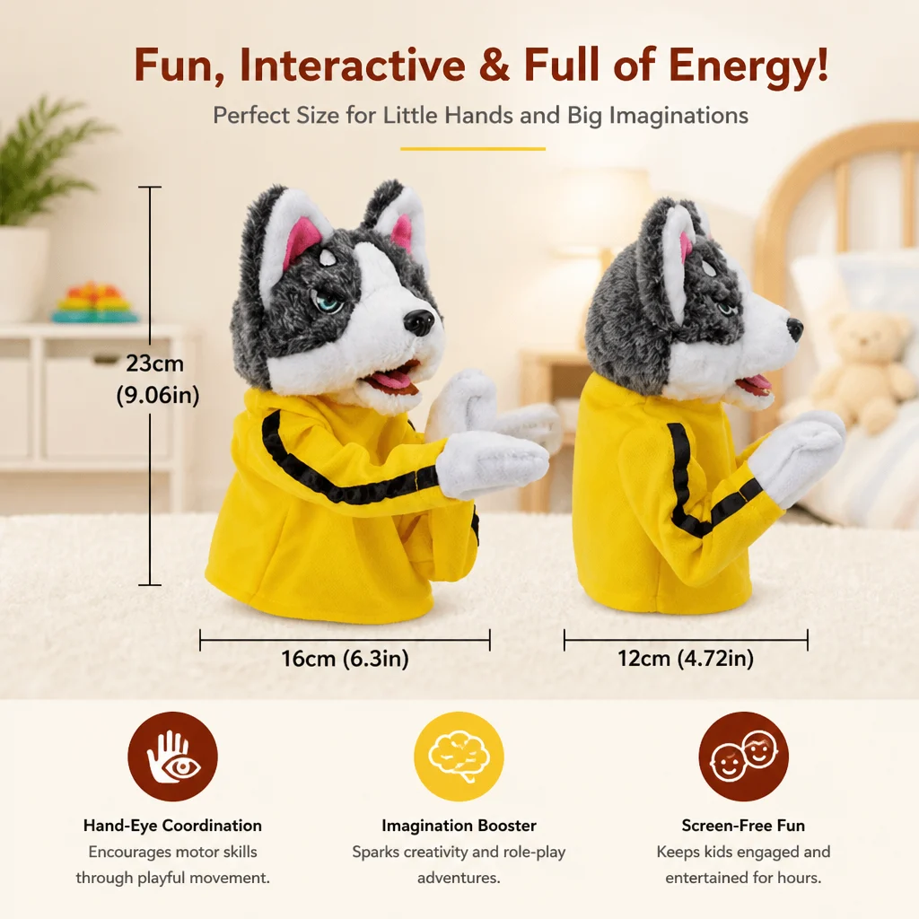 Boxing Husky Funny Kids Toy