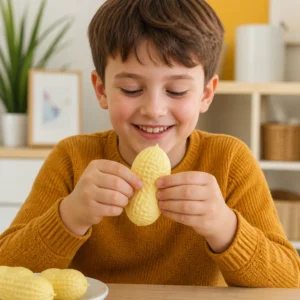 Jumbo Peanut Squishy Stress Toy