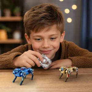 3-in-1 Mechanical Robot Dog Fidget Spinner Toy