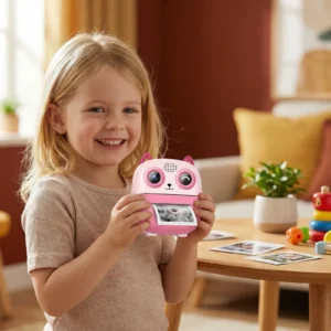 Kids Instant Print Camera – Mini HD Digital Camera with Built-in Printer