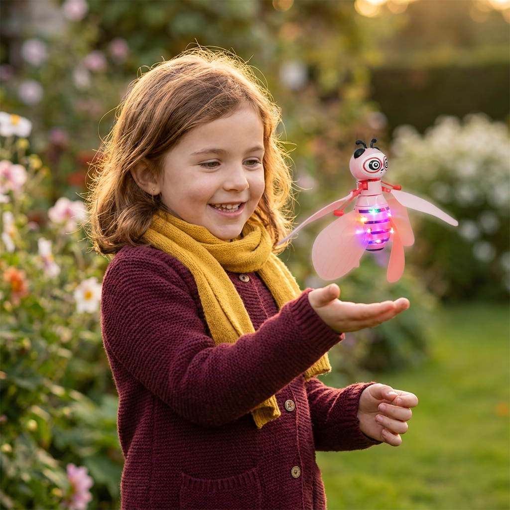 Hand-Controlled Flying Bee Toy with Motion Sensor and LED Lights - Image 8