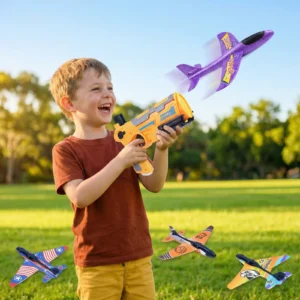 Kids Airplane Launcher – Outdoor Flying Toy Game
