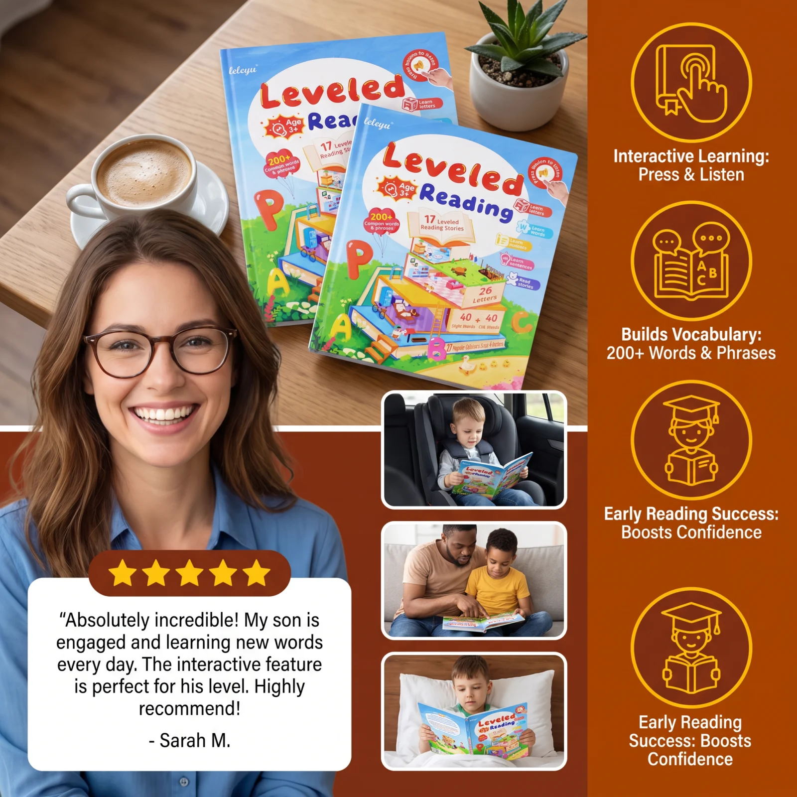 My First Leveled Reading Sound Book โ Interactive Reading & Literacy