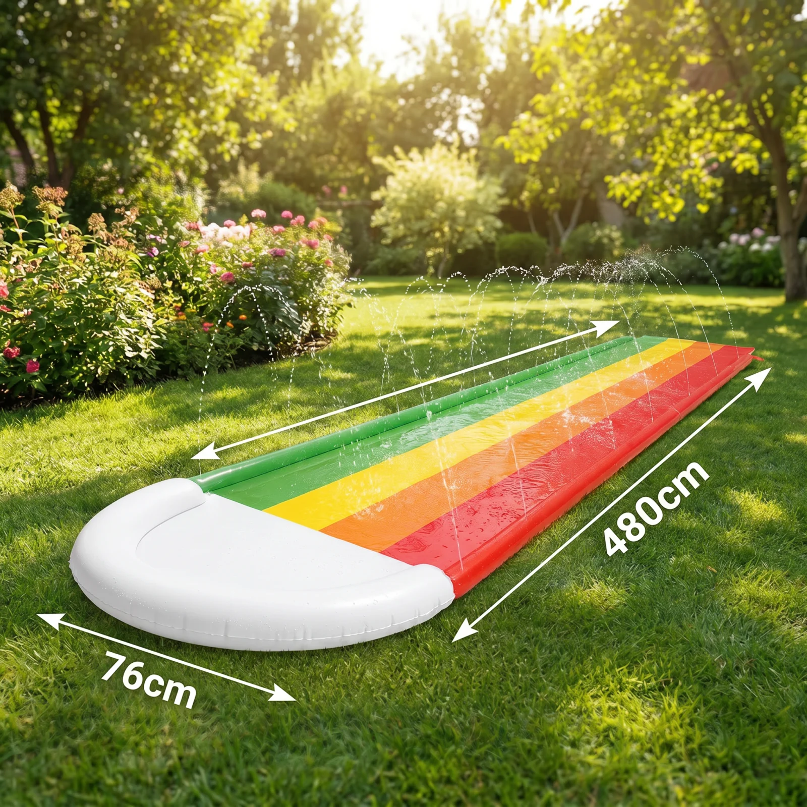 Rainbow Water Slide β Inflatable Outdoor Slide for Kids & Family