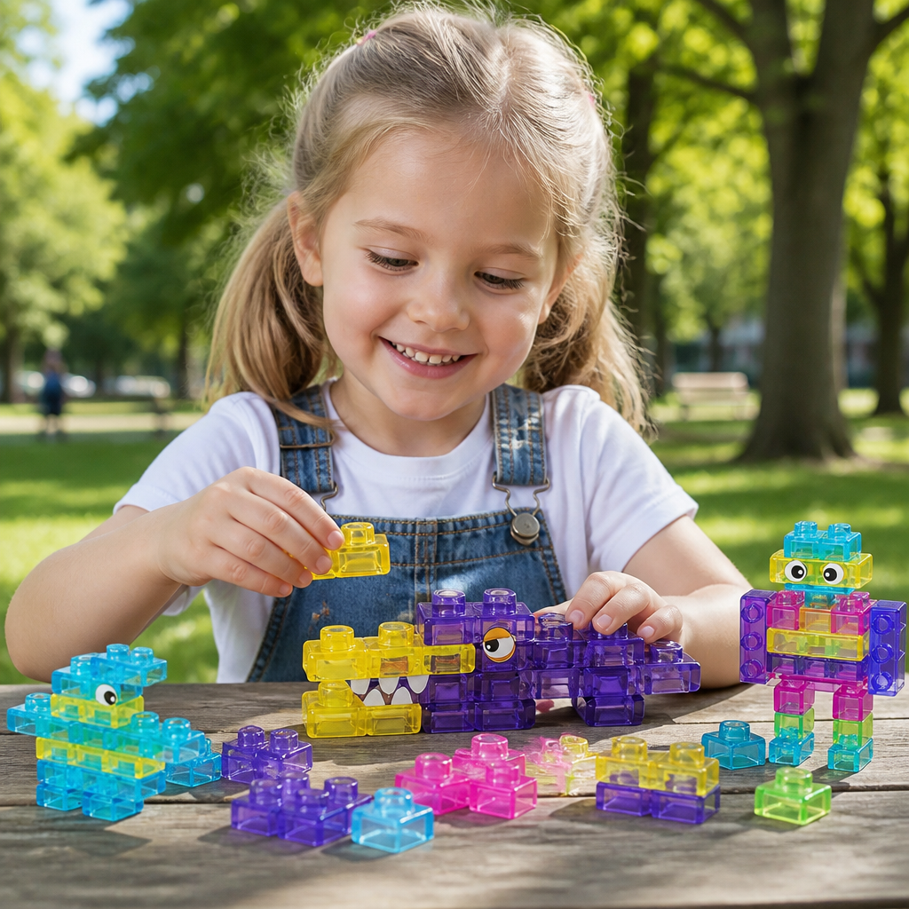 Magical Gummy Blocks, Soft Building Blocks for Children - Image 2