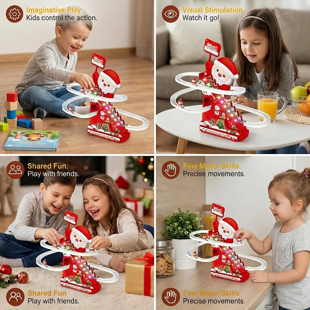 Santa Claus Roller Coaster Fun