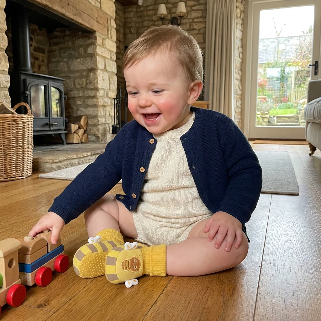 Cosy Baby Sock Shoes – Warm, Non-Slip & Comfortable